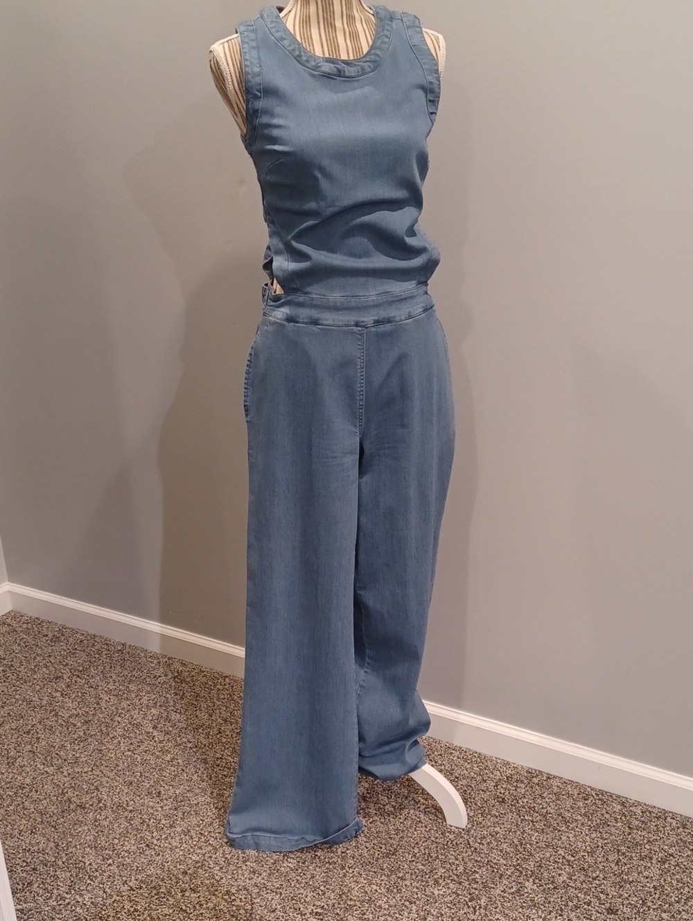 RACHEL Rachel Roy Light Blue Denim Top